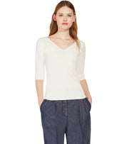 MAX MARA WEEKEND OCEANO ECRU TOP