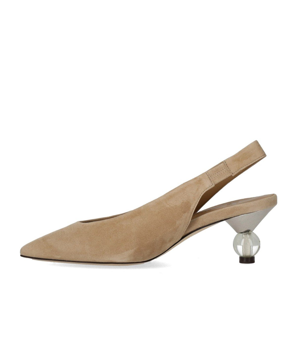 MAX MARA WEEKEND ORMA BEIGE SLINGBACK PUMPS