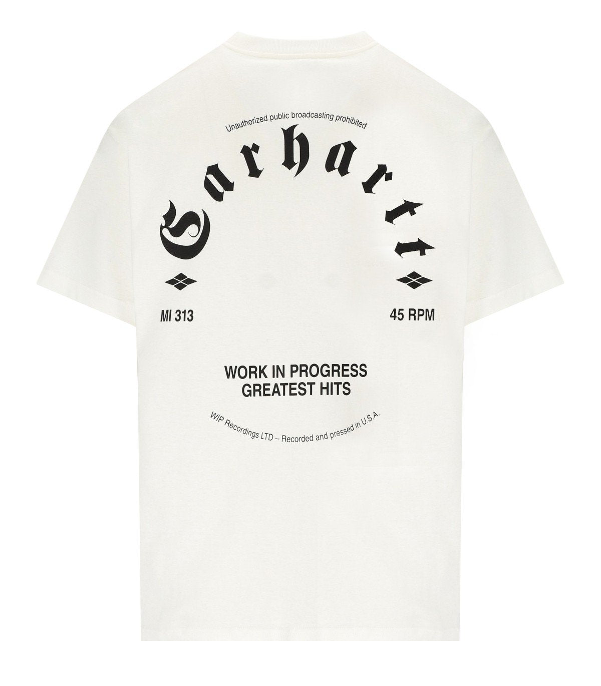 CARHARTT WIP GREATES HITS BLACK T-SHIRT