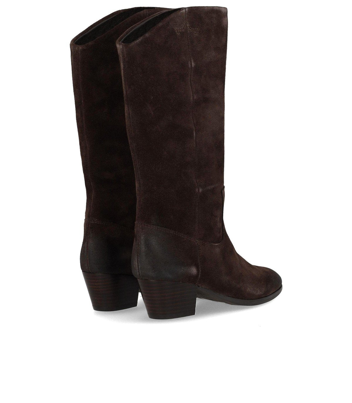 ASH FREEDOM DUNKELBRAUNE TEXANER STIEFELETTE