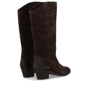 ASH FREEDOM DUNKELBRAUNE TEXANER STIEFELETTE