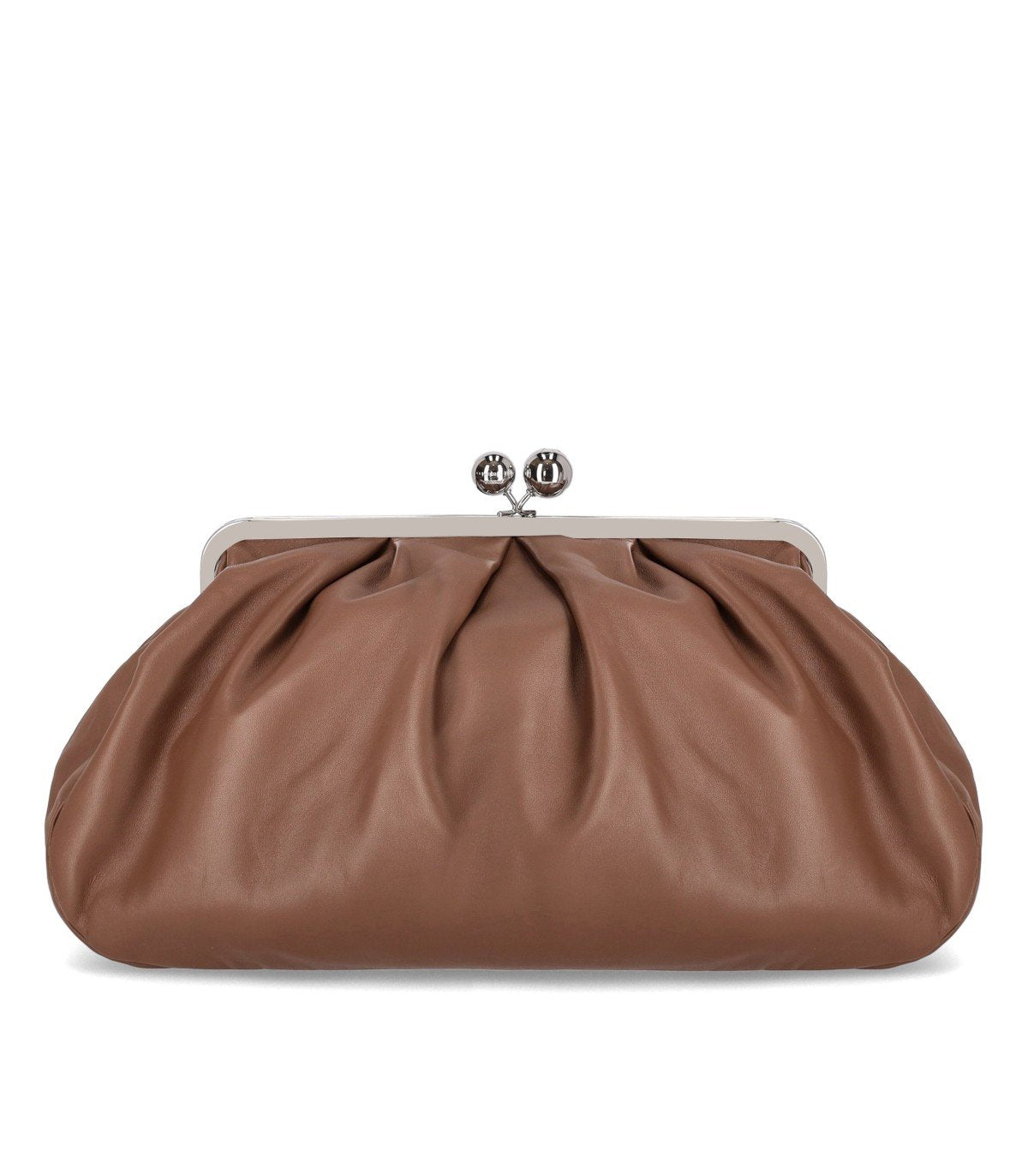 MAX MARA WEEKEND PASTICCINO PROVINO LARGE HELLBRAUNER CLUTCH