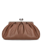 MAX MARA WEEKEND PASTICCINO PROVINO LARGE HELLBRAUNER CLUTCH