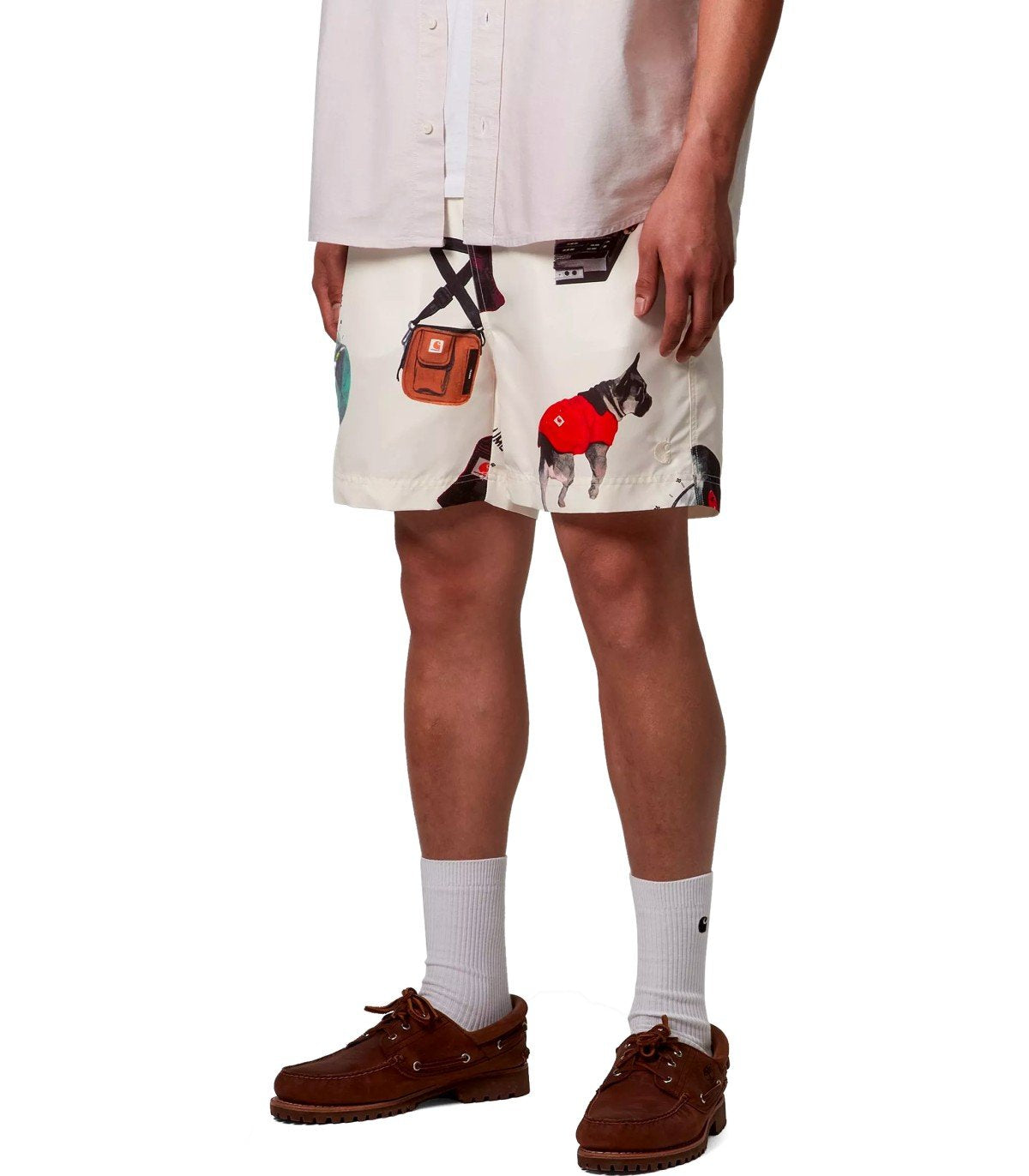 CARHARTT WIP SLATER JACOB ROCHESTER WAX SWIM TRUNKS