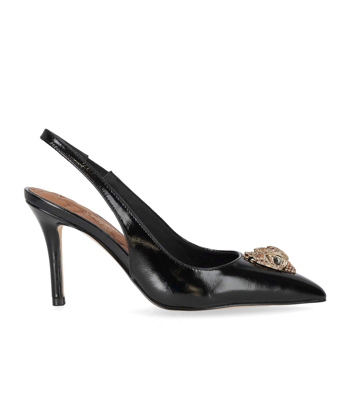 KURT GEIGER BELGRAVIA SCHWARZE SLINGBACK PUMPS