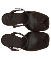 SERGIO LEVANTESI VERA BROWN HEELED SANDAL
