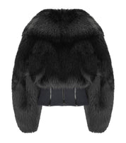 ELISABETTA FRANCHI BLACK BUSTIER JACKET