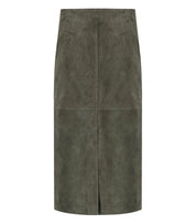 MAX MARA WEEKEND PALA KHAKI MIDI SKIRT