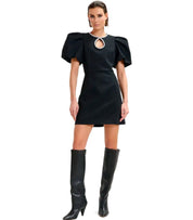 ESSENTIEL ANTWERP IJINGLE ZWART JURK