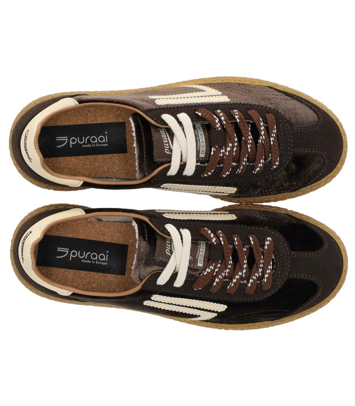 PURAAI 6.01 XS VELVET TIRAMISU SNEAKER