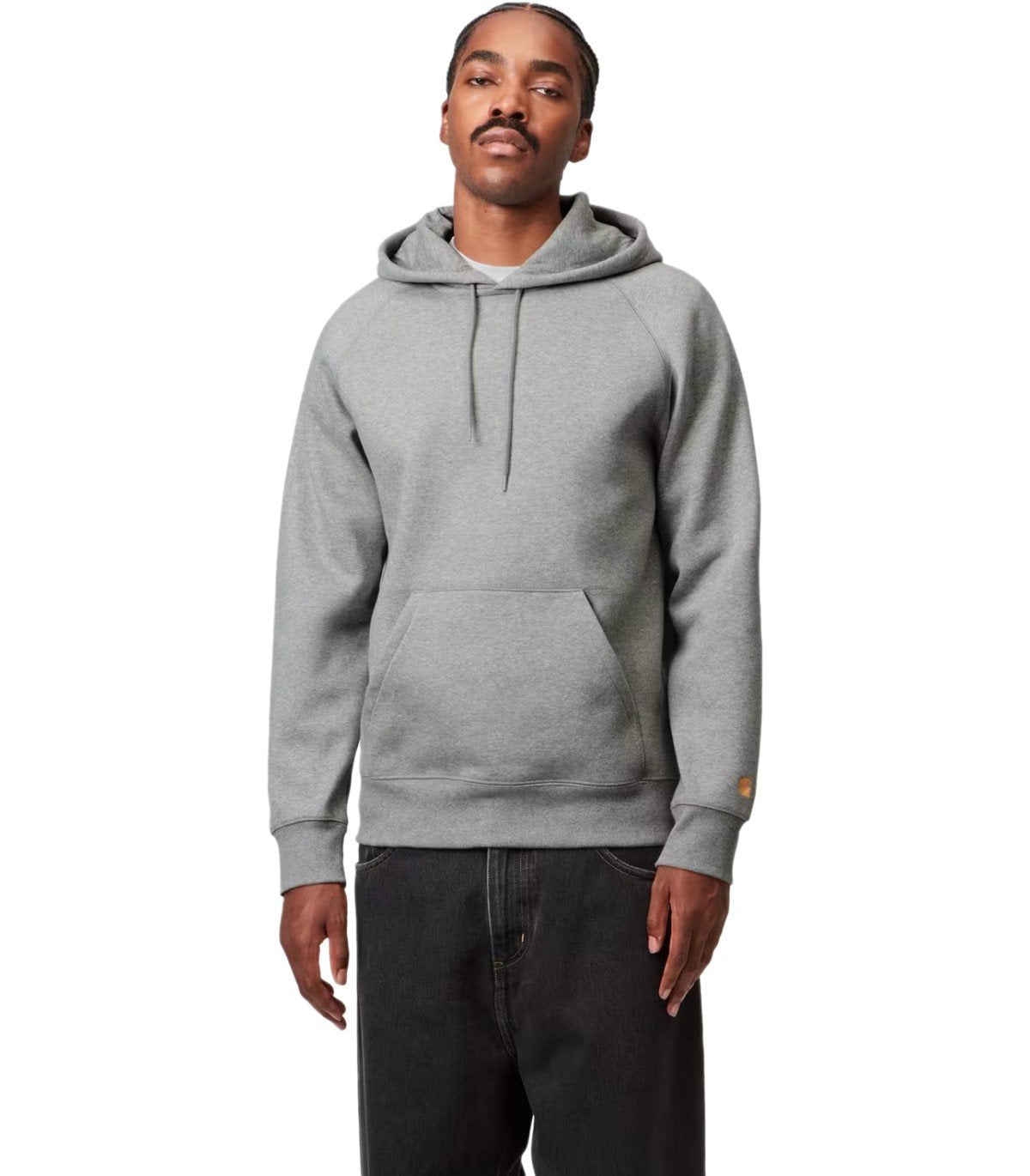 CARHARTT WIP CHASE GREY HOODIE
