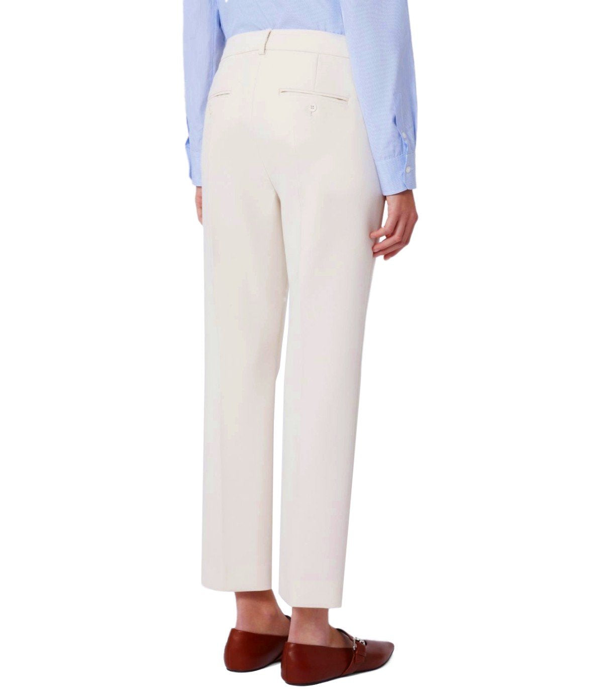 MAX MARA WEEKEND RANA IVORY PANTS