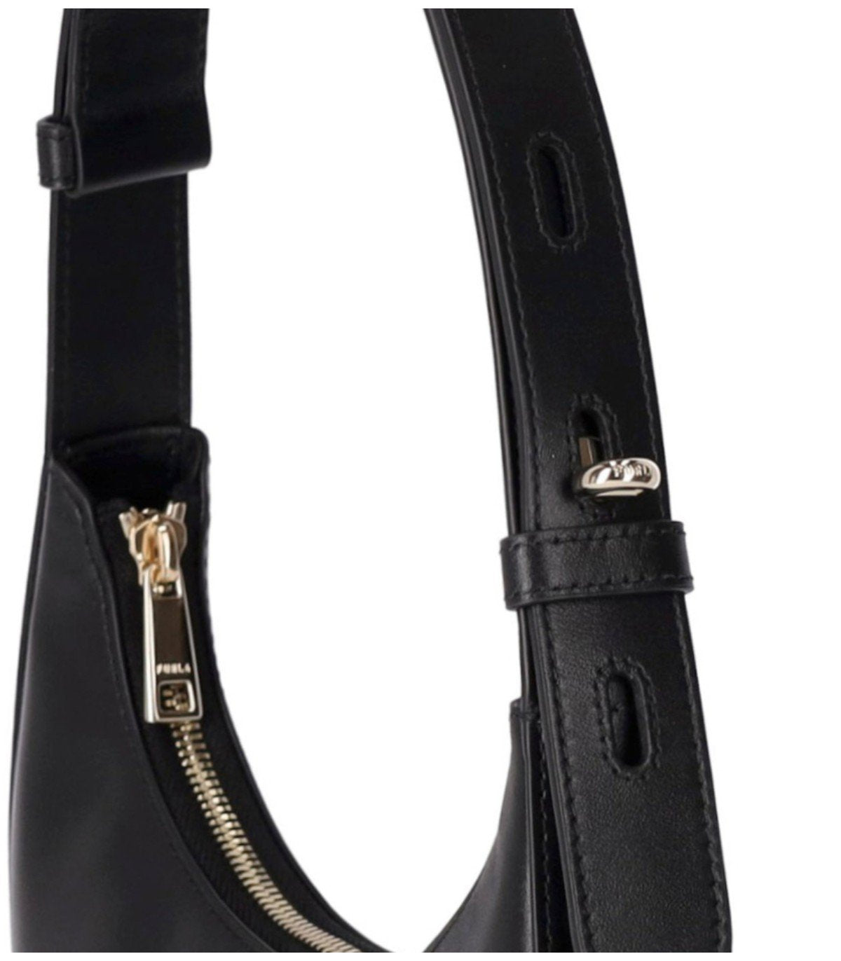FURLA DELIZIA MINI BLACK SHOULDER BAG