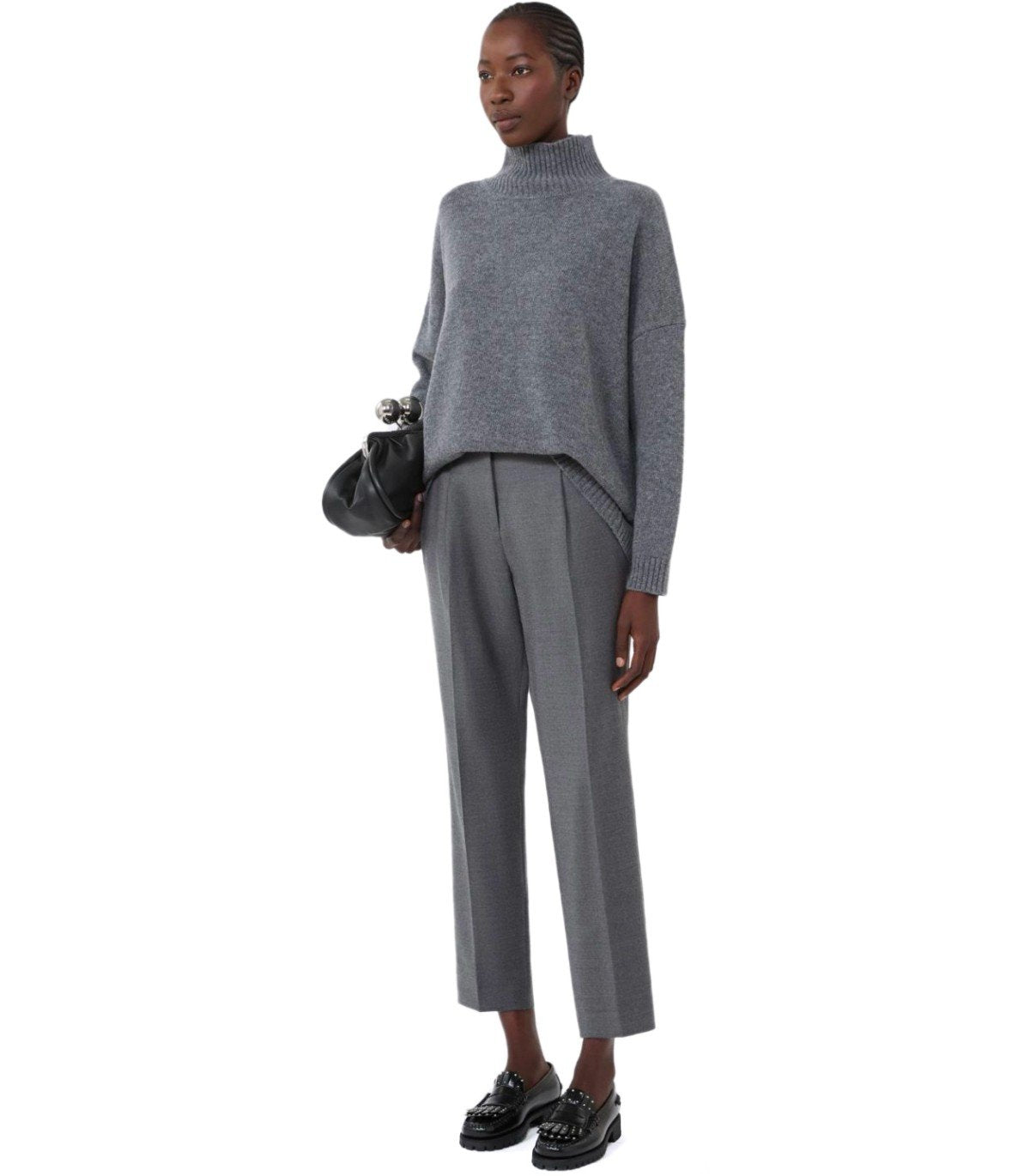 MAGLIONE LUPETTO BORGIA GRIGIO ANTRACITE MAX MARA WEEKEND