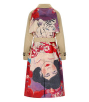 MAX MARA WEEKEND NINFA BEIGE TRENCH COAT