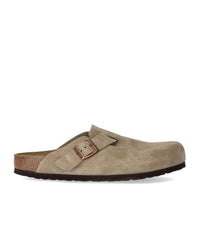 CLOG UNISEX BOSTON SUEDE TAUPE BIRKENSTOCK - 41