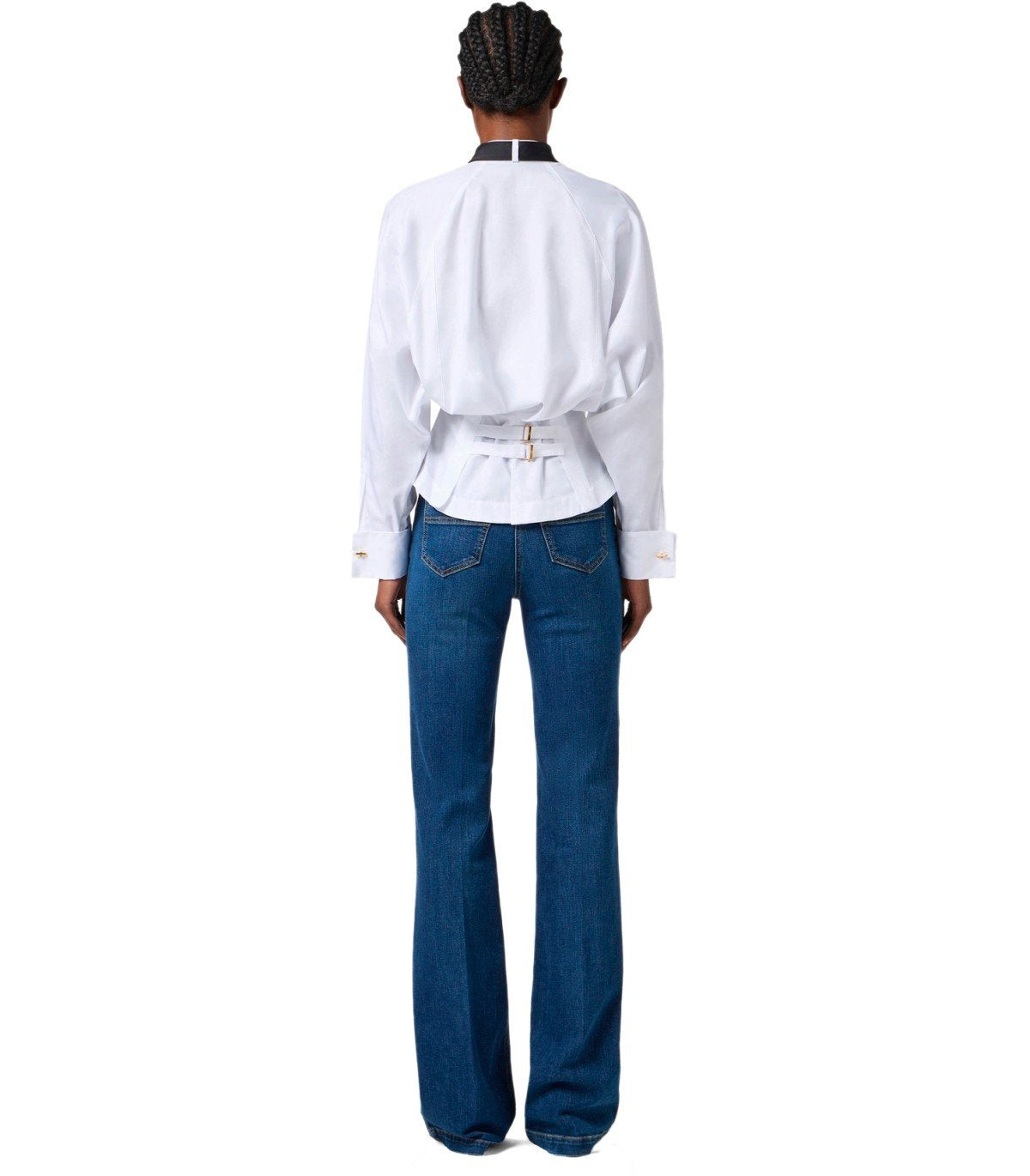 CAMISA BLANCA CON CORBATA ELISABETTA FRANCHI