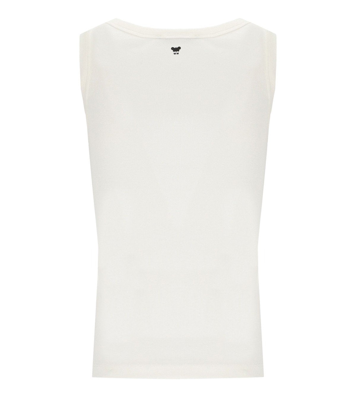 MAX MARA WEEKEND MULTIC WHITE RIBBED TOP