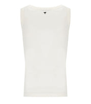 MAX MARA WEEKEND MULTIC WHITE RIBBED TOP