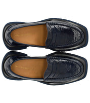 PALOMA BARCELÓ ODELE MARINEBLAUER LOAFER MIT ABSATZ