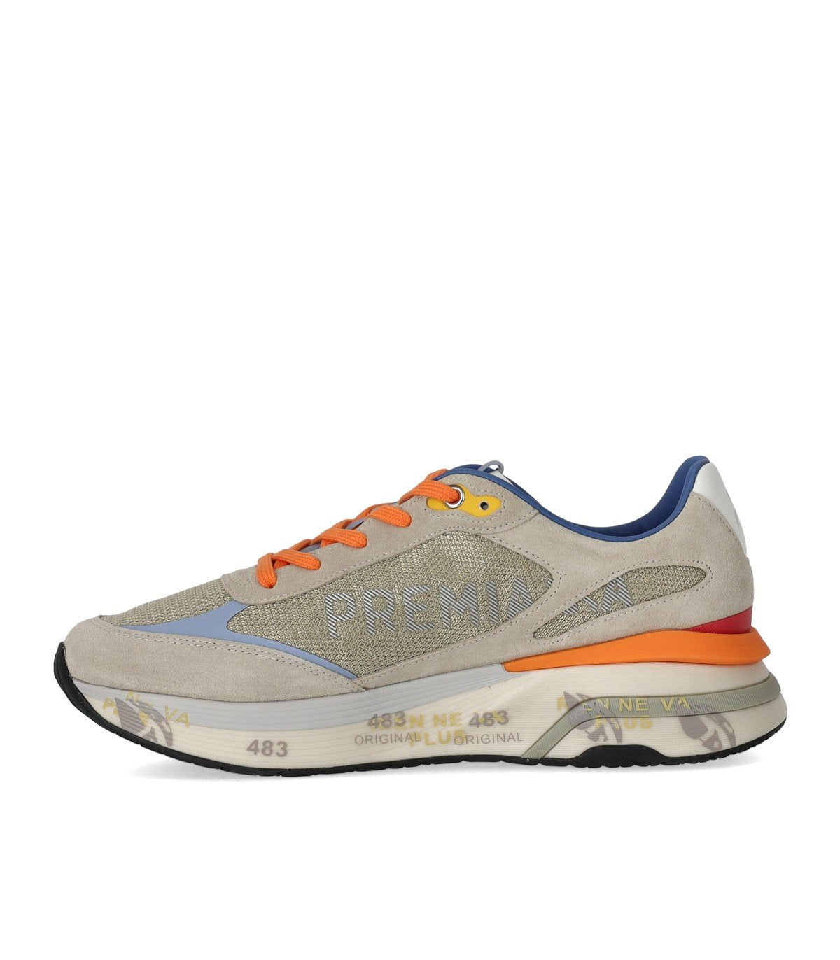 スニーカー PREMIATA Men Sneakers MOERUN7301 Grey PREMIATA MOERUN 7301 SNEAKER – FerrarisBoutique