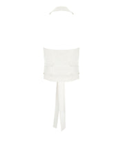 ELISABETTA FRANCHI ELFENBEINE WESTE MIT GÜRTEL