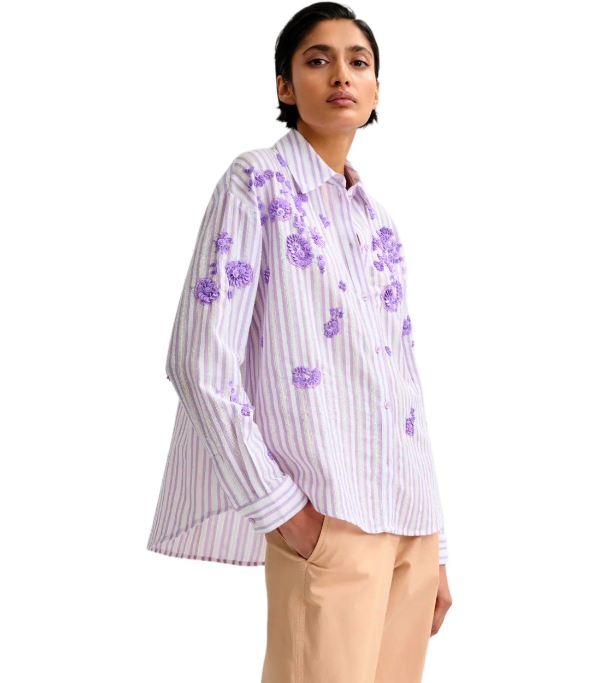 CAMICIA JULIETA LILLA ESSENTIEL ANTWERP