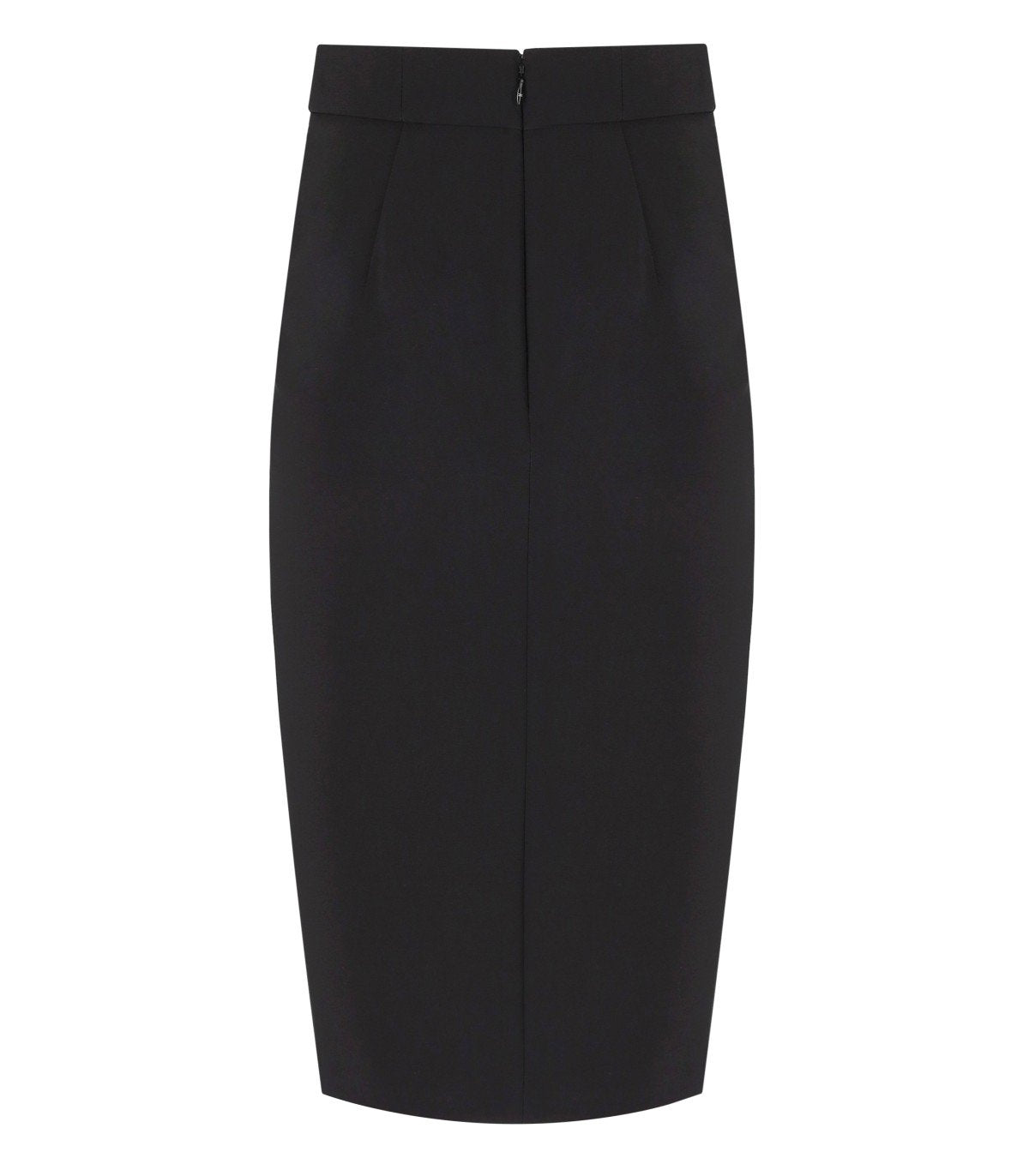 FALDA MIDI CON CREMALLERA NEGRA ELISABETTA FRANCHI