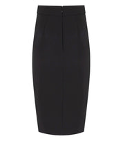 FALDA MIDI CON CREMALLERA NEGRA ELISABETTA FRANCHI
