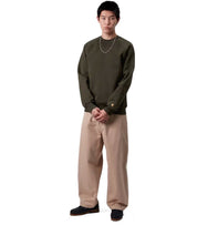 CARHARTT WIP CHASE OLIVE GREEN SWEATSHIRT