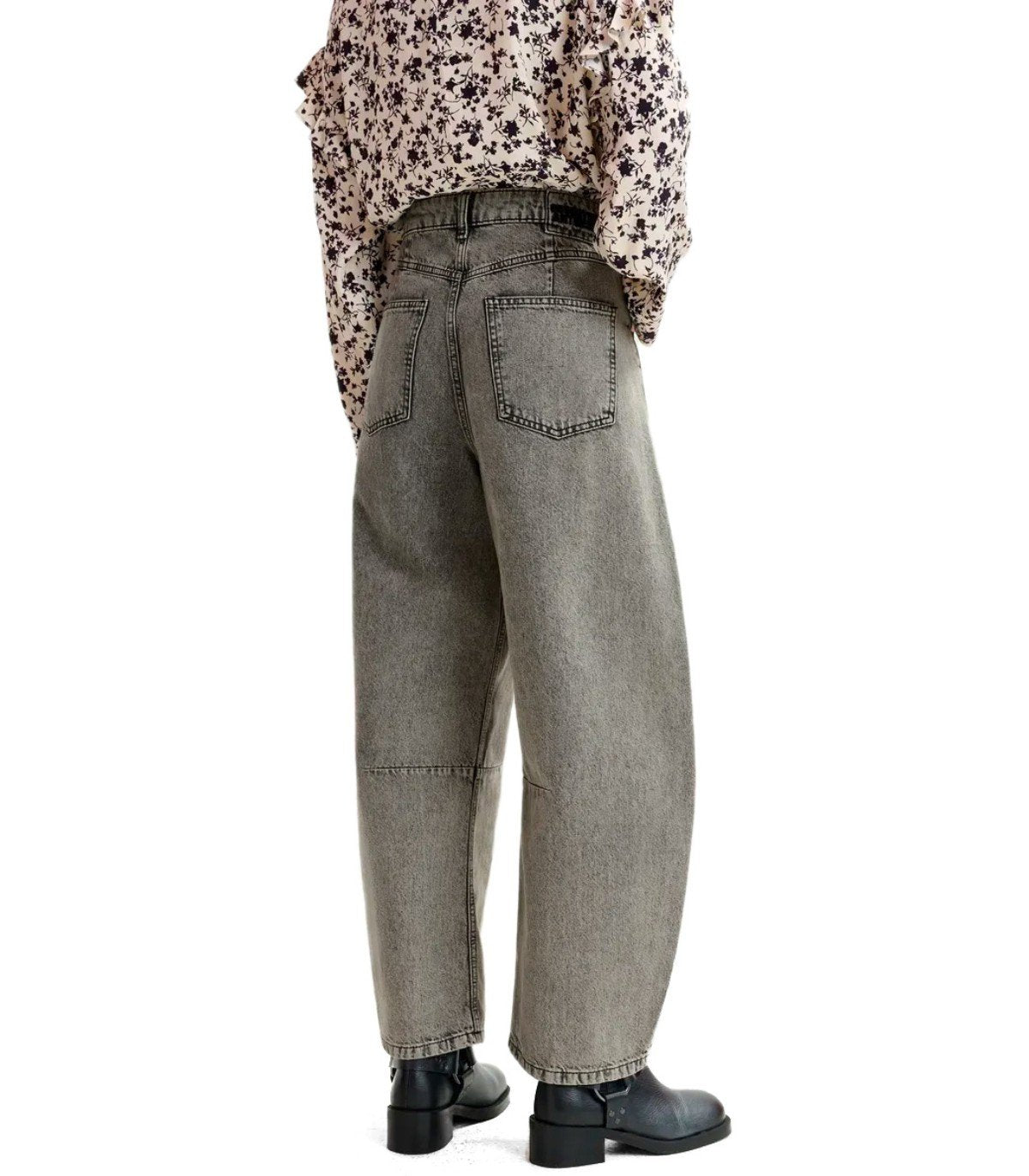 ESSENTIEL ANTWERP IMPRESSIVE GREY BALLOON JEANS