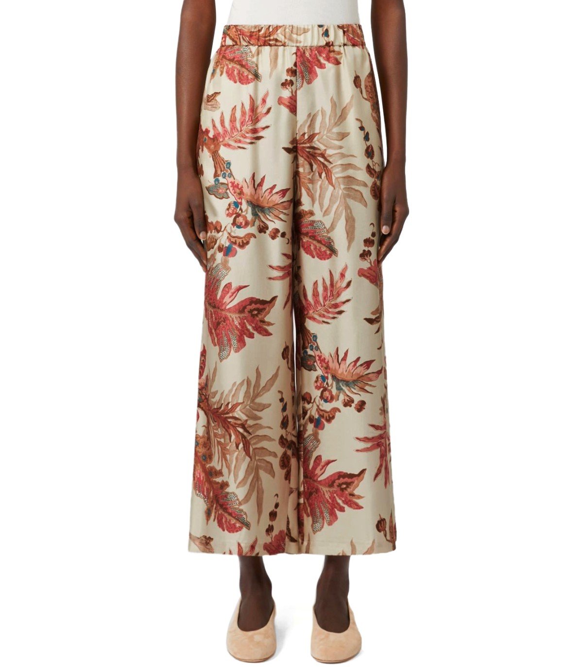 MAX MARA WEEKEND TEMIDE BEIGE HOSE