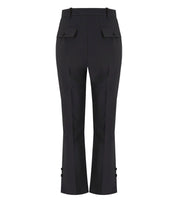 ELISABETTA FRANCHI BLACK SMOKING TROUSER