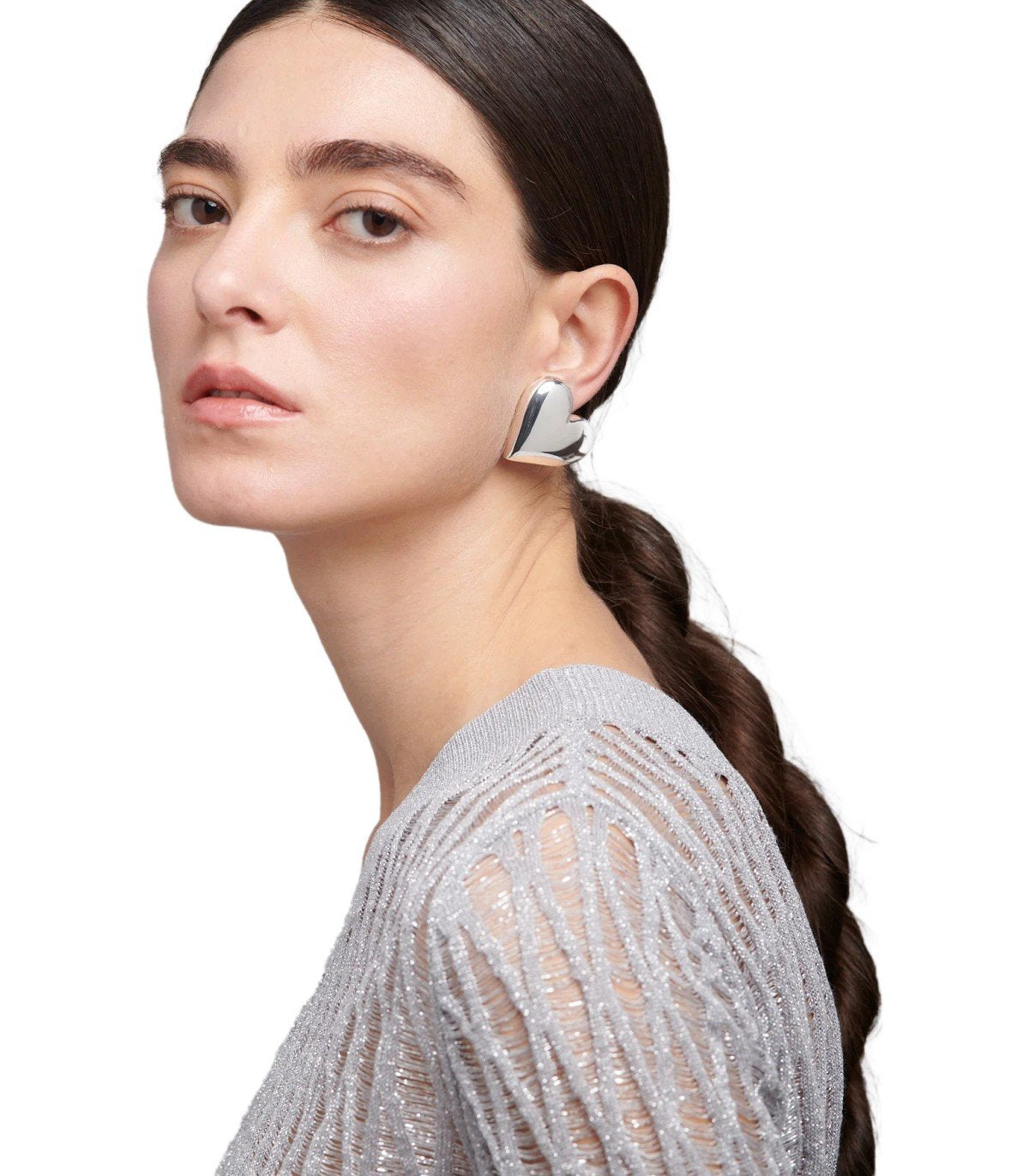 FEDERICA TOSI LOVE SILVER EARRINGS