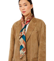 MAX MARA WEEKEND ONESTO BEIGE FOULARD SCARF