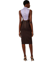 ELISABETTA FRANCHI BRAUNER MIDI-ROCK