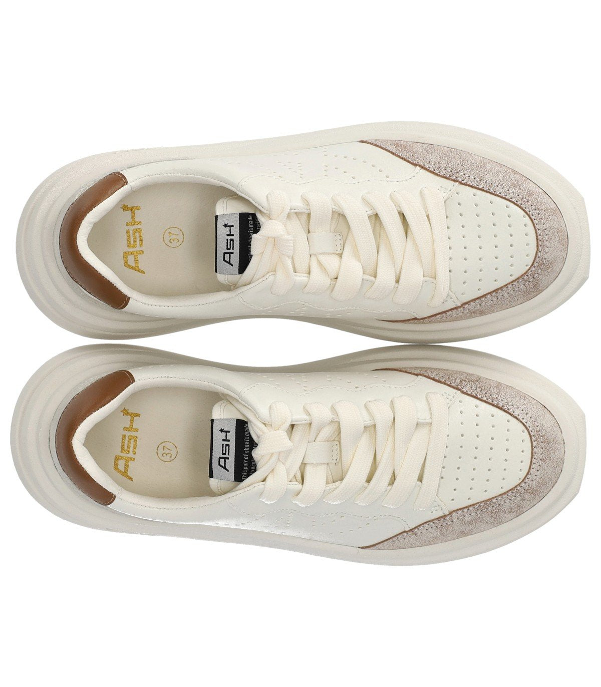 ASH IMPULS BIS WHITE BROWN SNEAKER