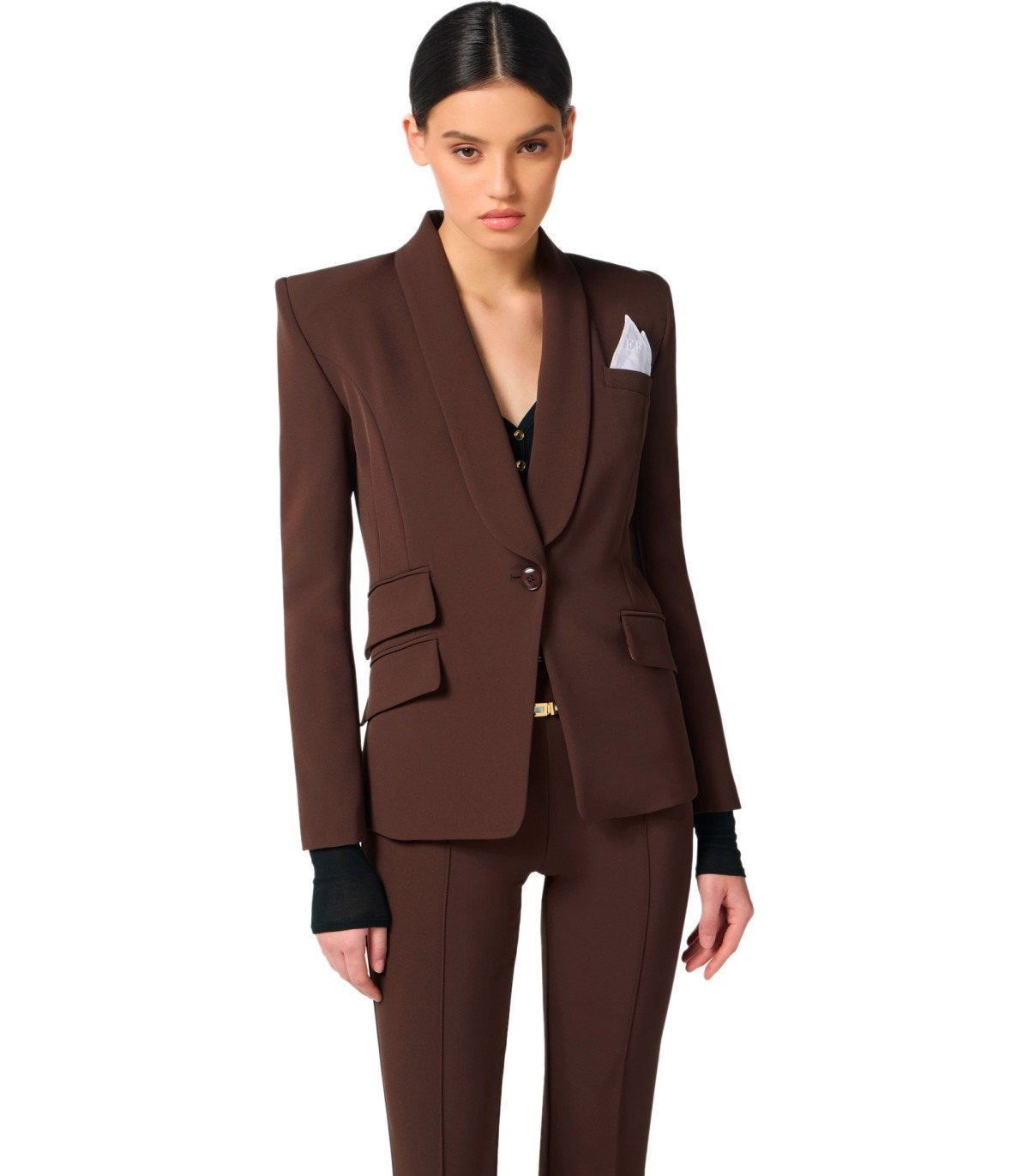 ELISABETTA FRACHI COFFEE SUIT