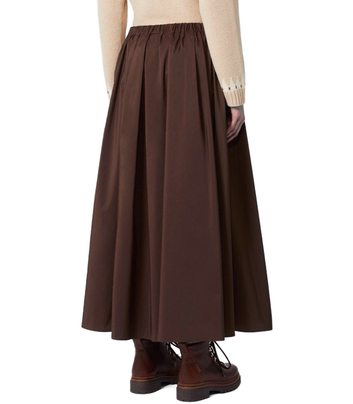 FALDA LARGA BRUNO1234 MARRÓN MAX MARA WEEKEND