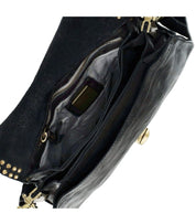 CAMPOMAGGI PAOLA ANTHRACITE GREY CROSSBODY BAG