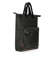 BARBOUR FIELD WAXED SAGE GREEN BACKPACK
