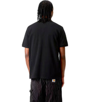 POLO PIQUE S/S CHASE NOIR CARHARTT WIP
