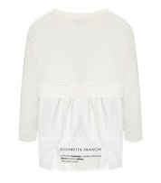 ELISABETTA FRANCHI IVORY SWEATSHIRT