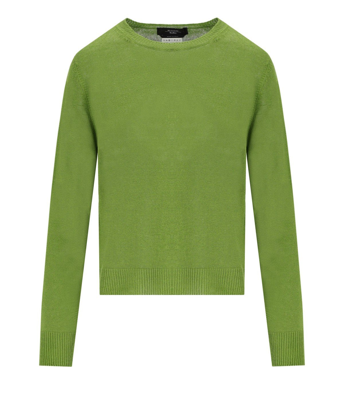 MAX MARA WEEKEND ATZECO GREEN CREWNECK SWEATER