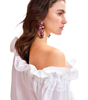 ESSENTIEL ANTWERP HAQUIRI WHITE BLOUSE