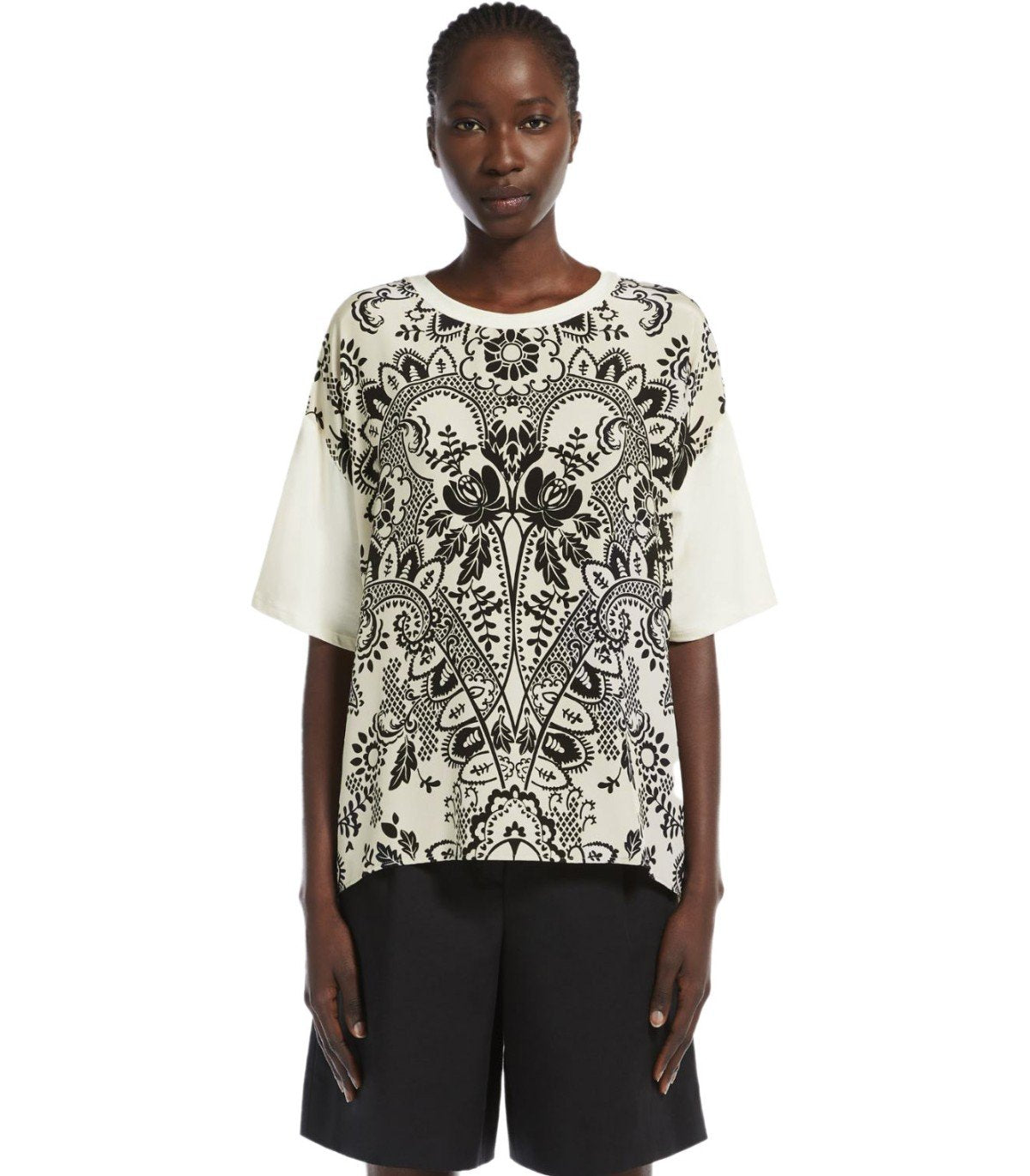 MAX MARA WEEKEND PAMPAS IVORY T-SHIRT – FerrarisBoutique