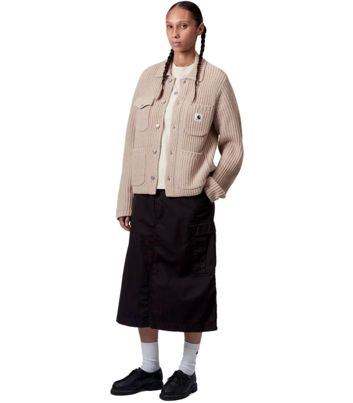 CARHARTT WIP W' MICHIGAN FLEUR DE SEL CARDIGAN