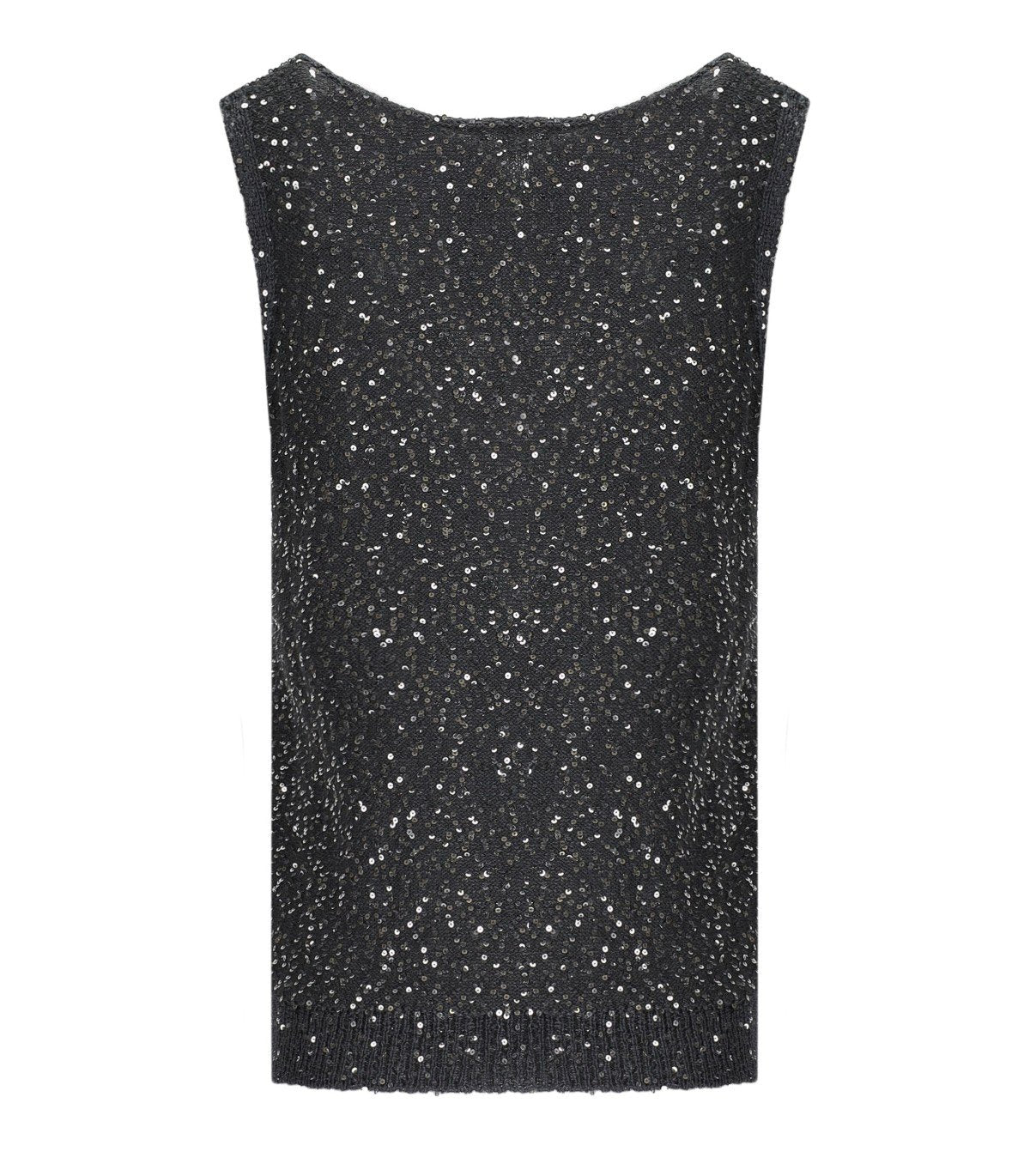 MAX MARA WEEKEND TEMPO ANTHRACITE GREY TOP