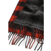 BUFANDA DOUBLE WOOL CHECK GRIS WOOLRICH