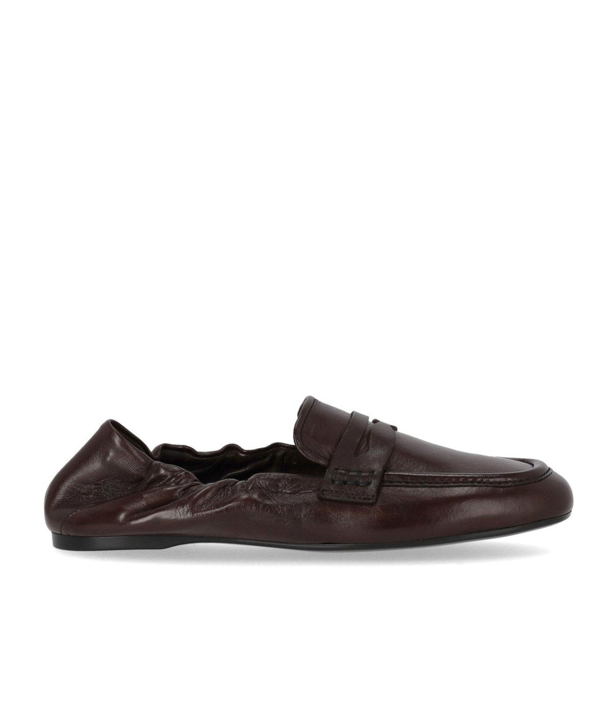 GUGLIELMO ROTTA SATIN BROWN LOAFER